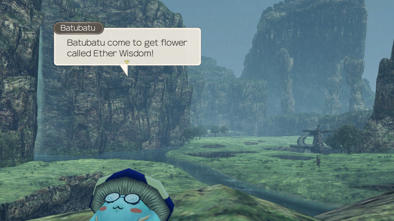 Batubatu explains that he came to collect a flower called Ether Wisdom.